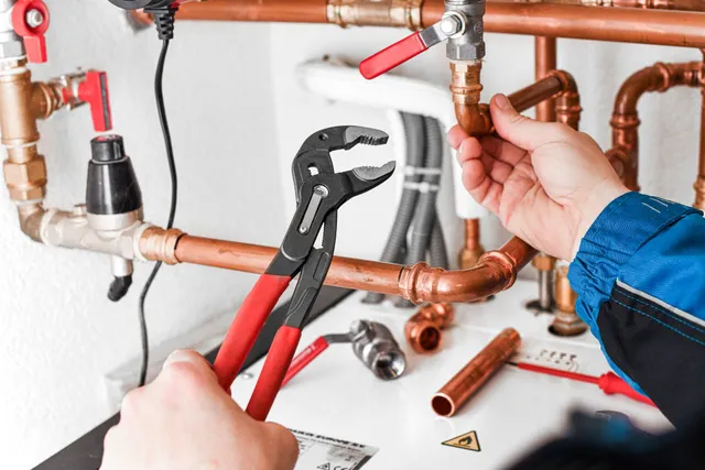 copper pipe plumbing repair